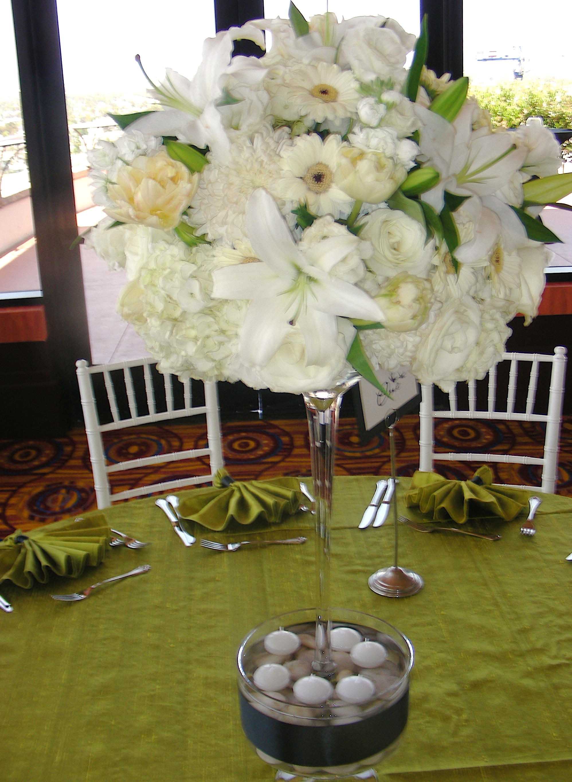 tall vases centerpieces
